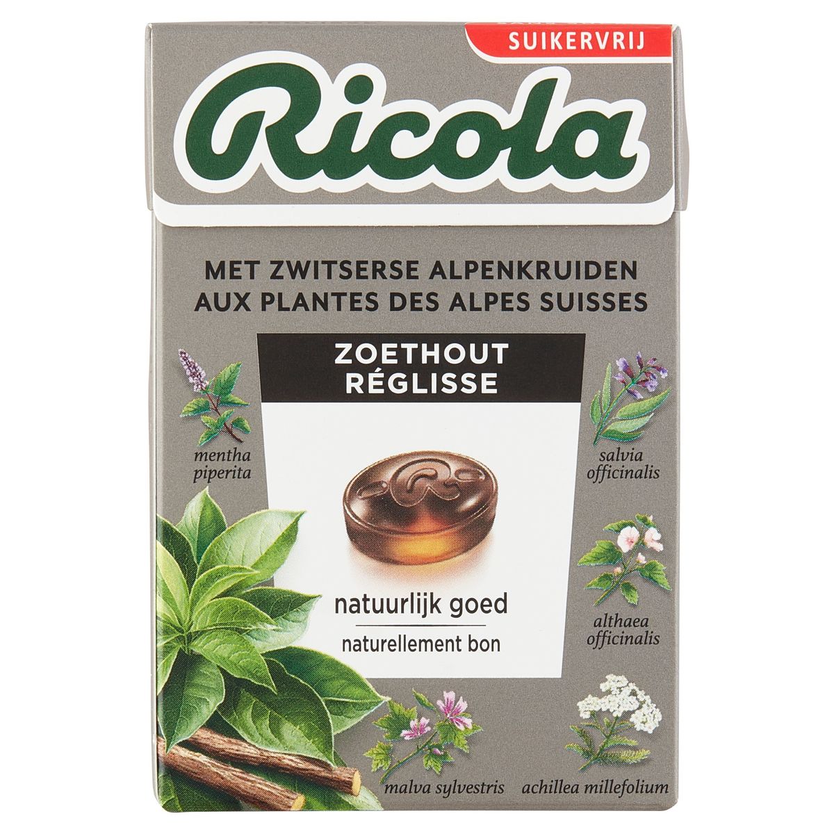 Ricola met Zwitserse Alpenkruiden Zoethout 50 g