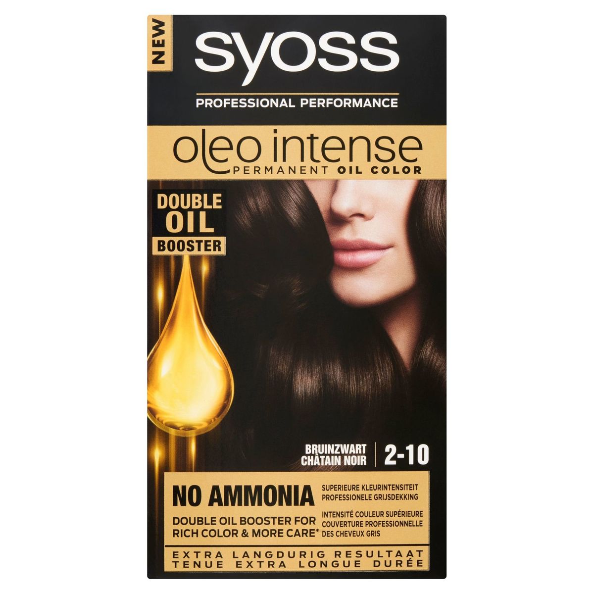 Syoss Oleo Intense Permanent Oil Color 2-10 Châtain Noir