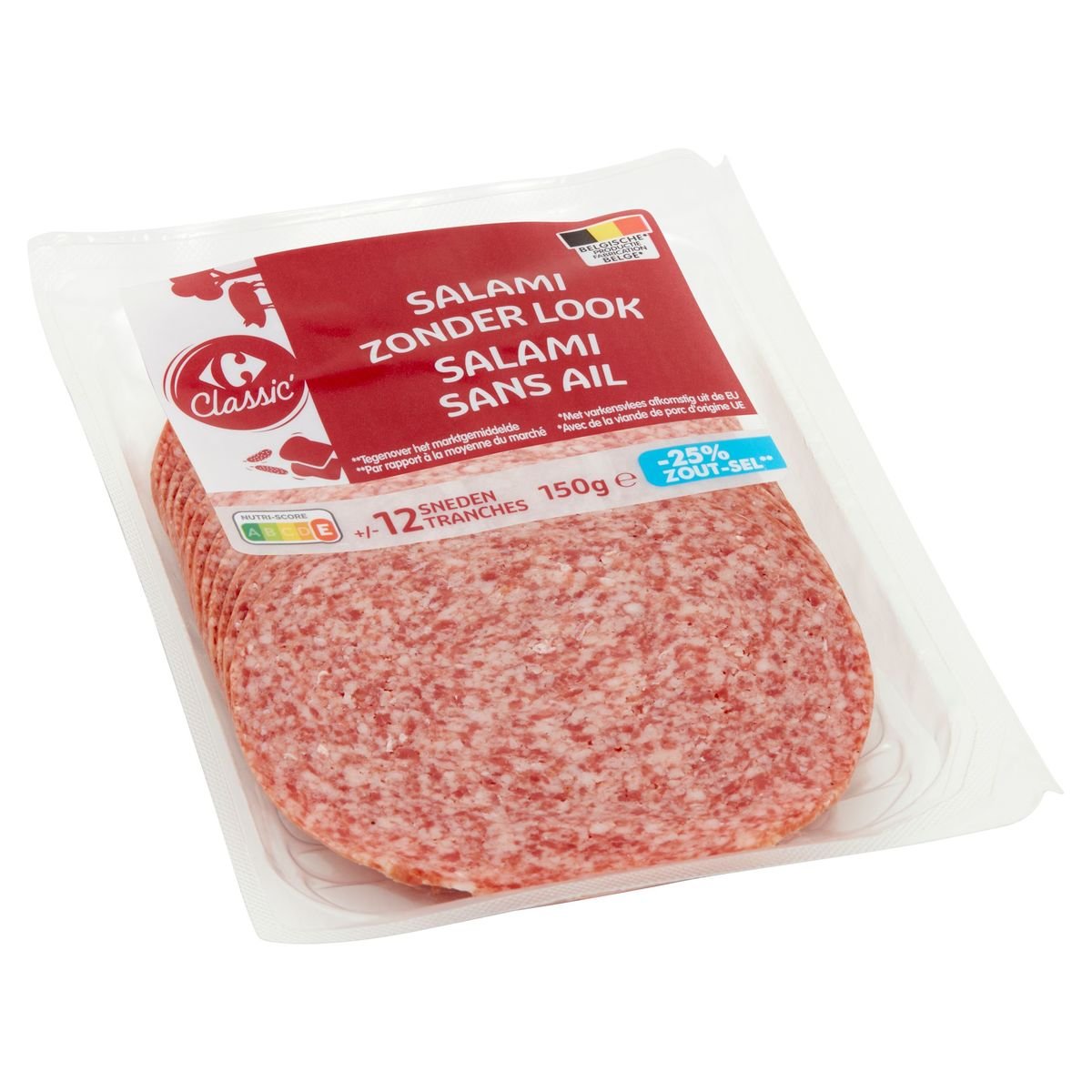 Carrefour Classic' Salami zonder Look 150 g