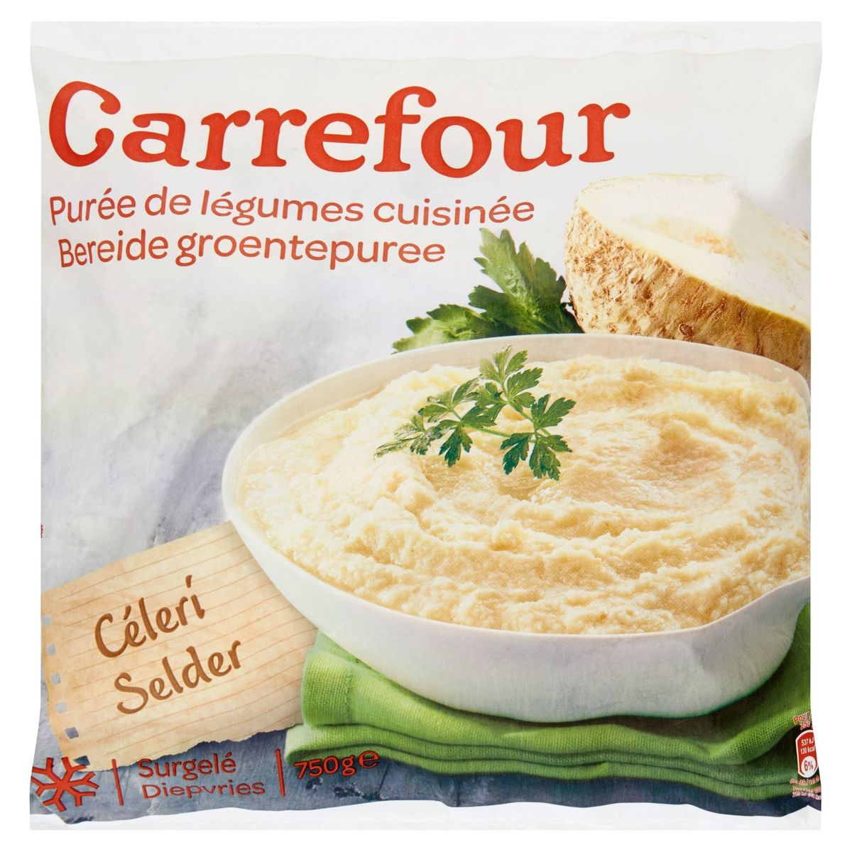 Carrefour Purée de Légumes Cuisinée Céleri 750 g