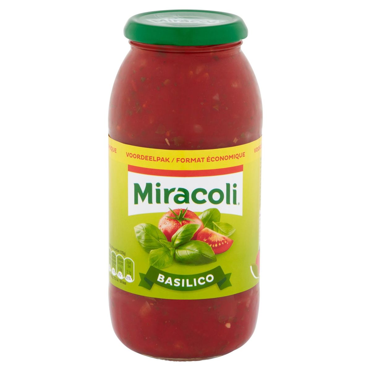 Miracoli Saus Basilico 750 g