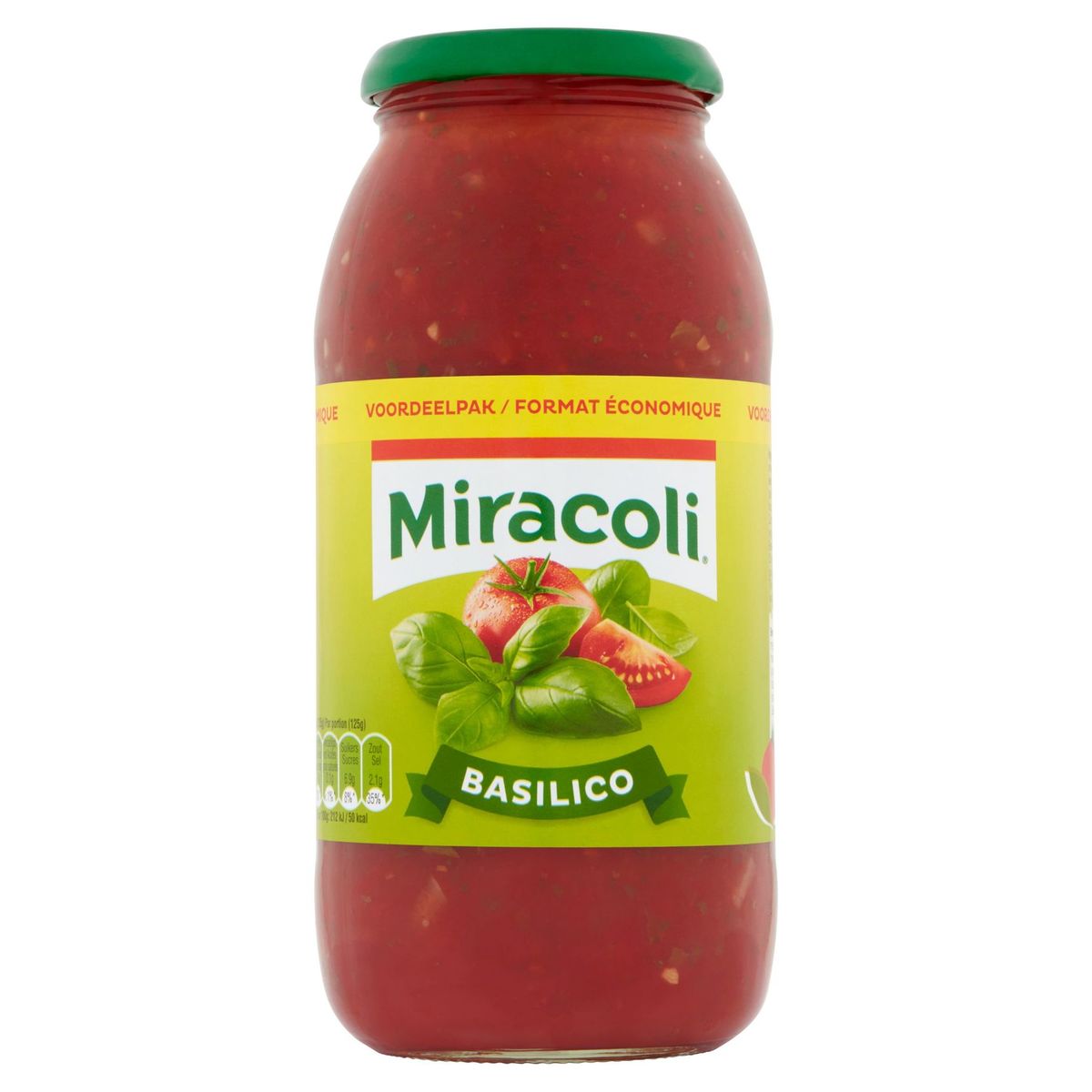 Miracoli Saus Basilico 750 g