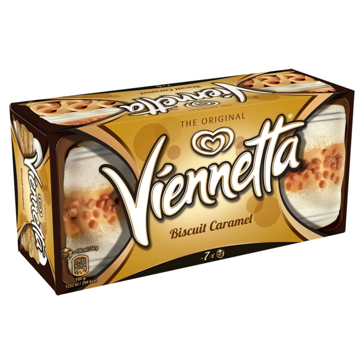 Viennetta Ola Ijsstronk Ijs Biscuit Caramel 0.65 L