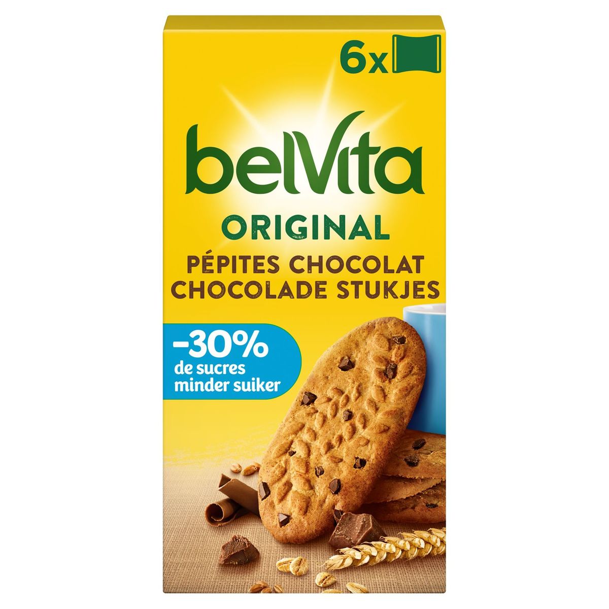 BelVita Ontbijtkoeken Chocolade Stukjes 300 g