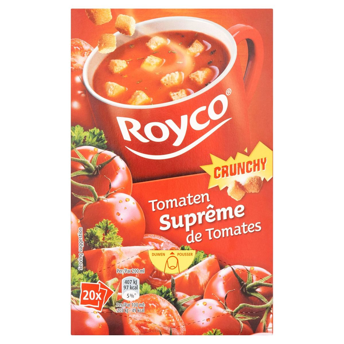 Royco Crunchy Suprême de Tomates 20 x 20.7 g