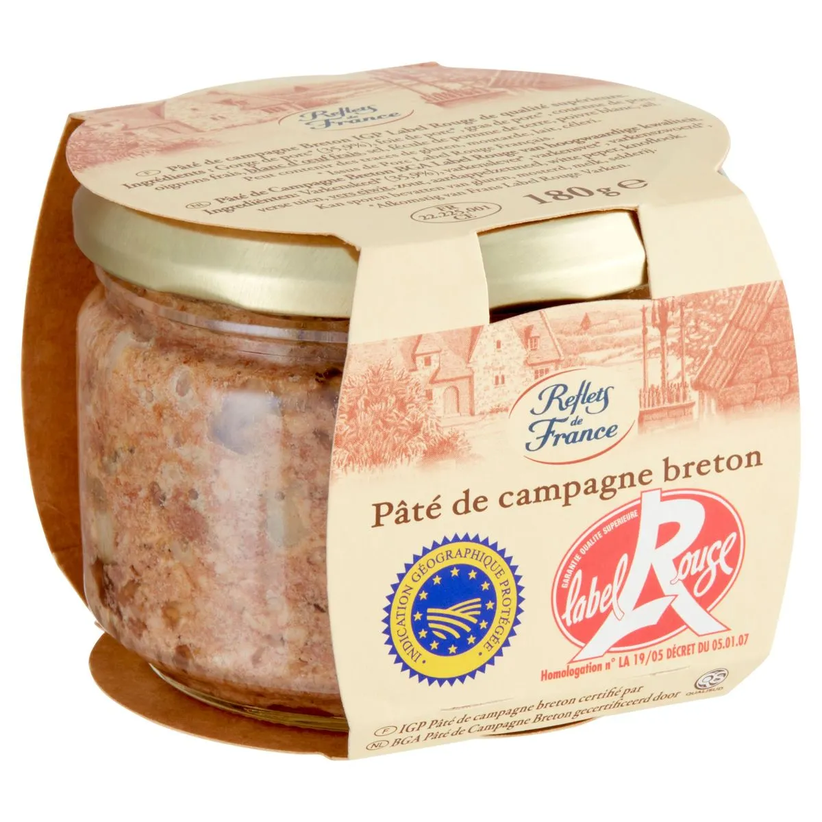 Pâté De Campagne Breton 180 G Carrefour België 