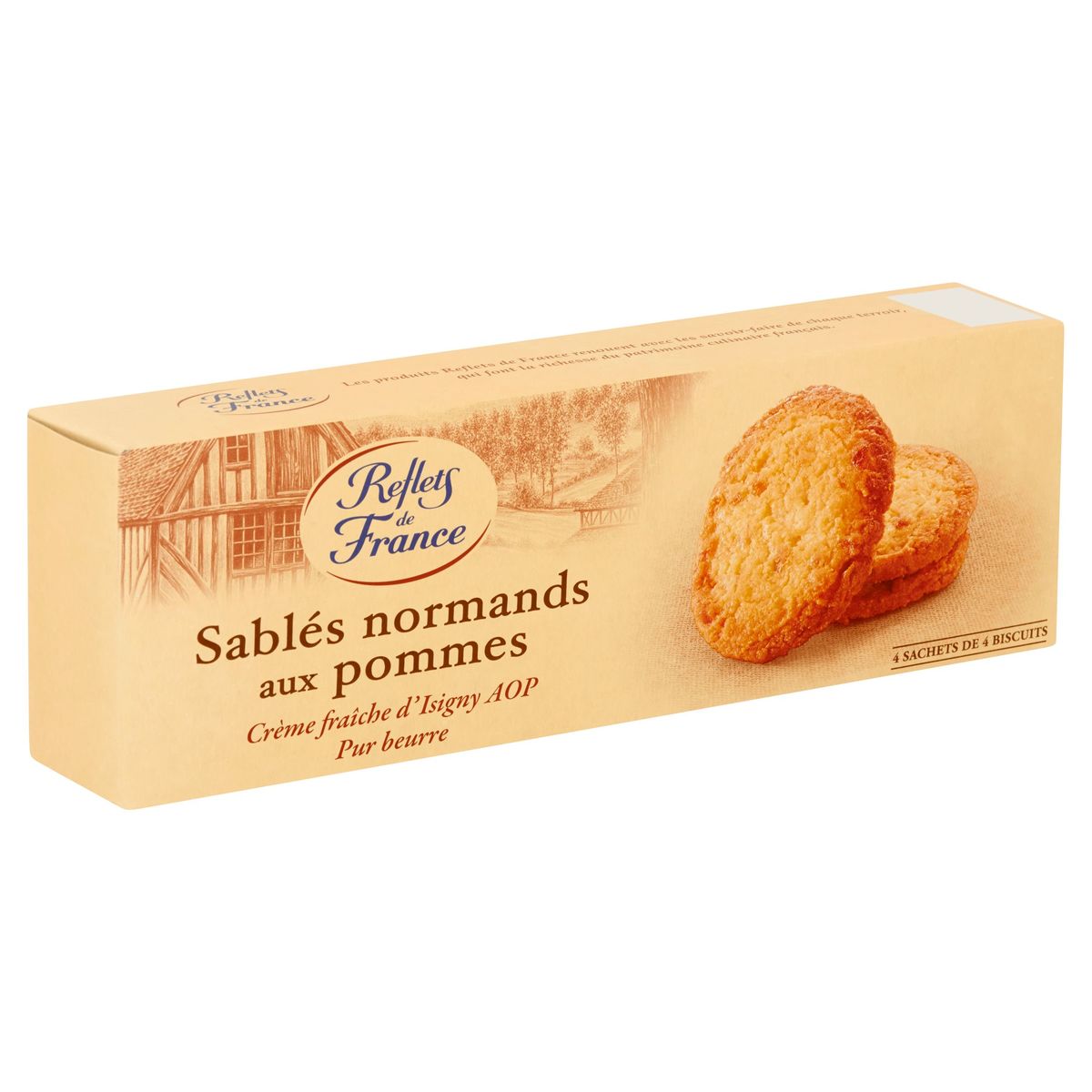 Reflets de France Biscuits au Beurre aux Pommes x 16 150 g
