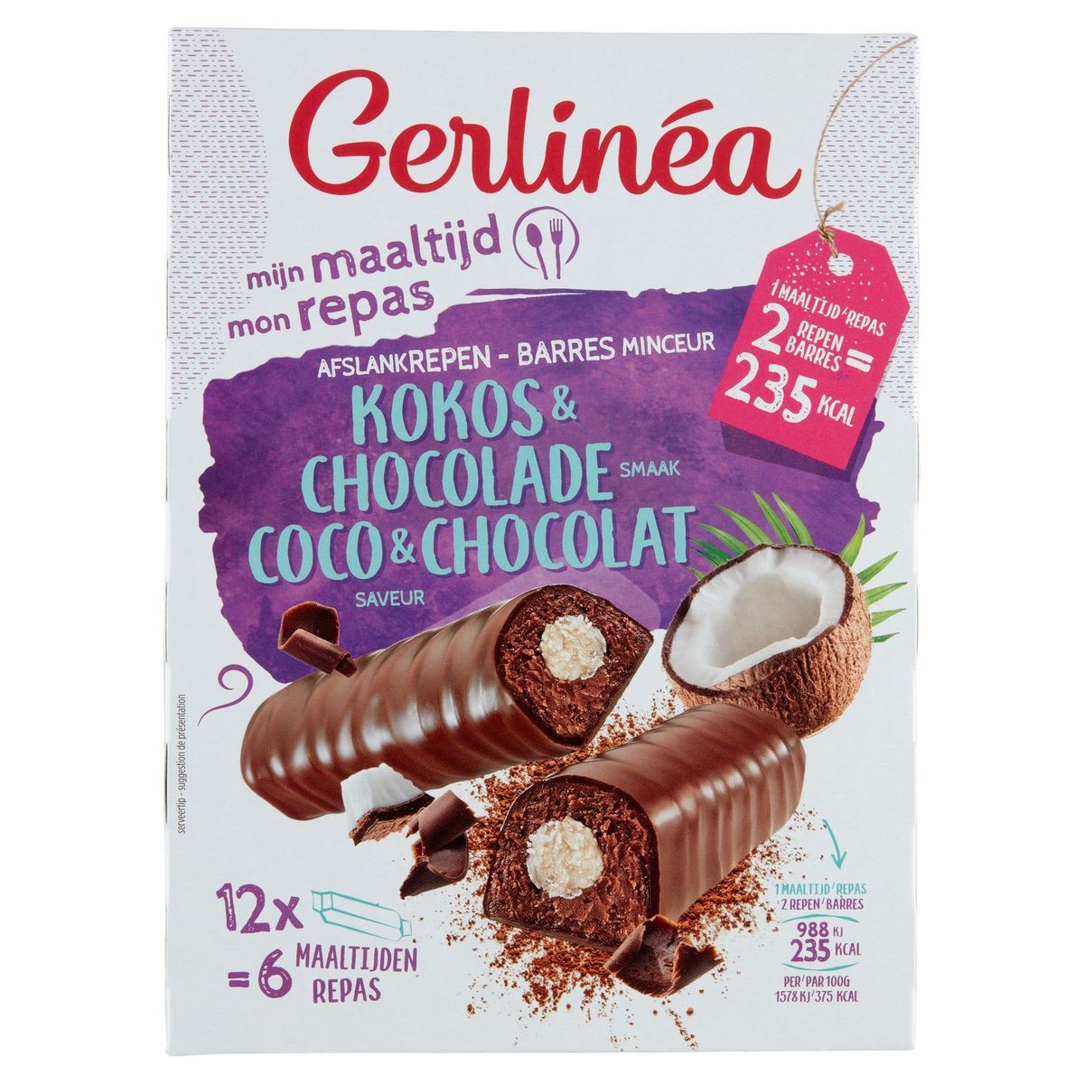 Gerlinéa Mon Repas Barres Minceur Coco & Chocolat Saveur ... Gerlinéa Mon Repas Barres Minceur Coco & Chocolat Saveur ...