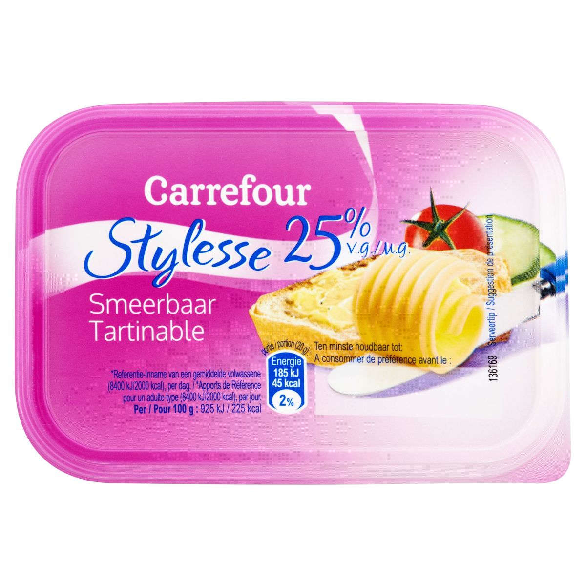 Carrefour Stylesse 25% M.G. Tartinable 250 g