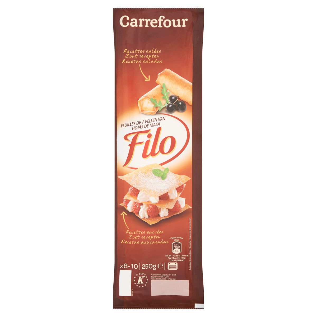 Carrefour Feuilles de Filo 250 g