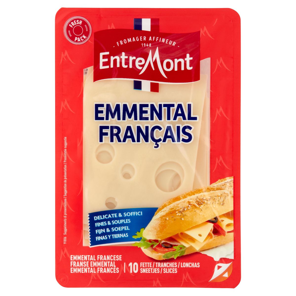 Entremont Emmental Français 10 Tranches 150 g