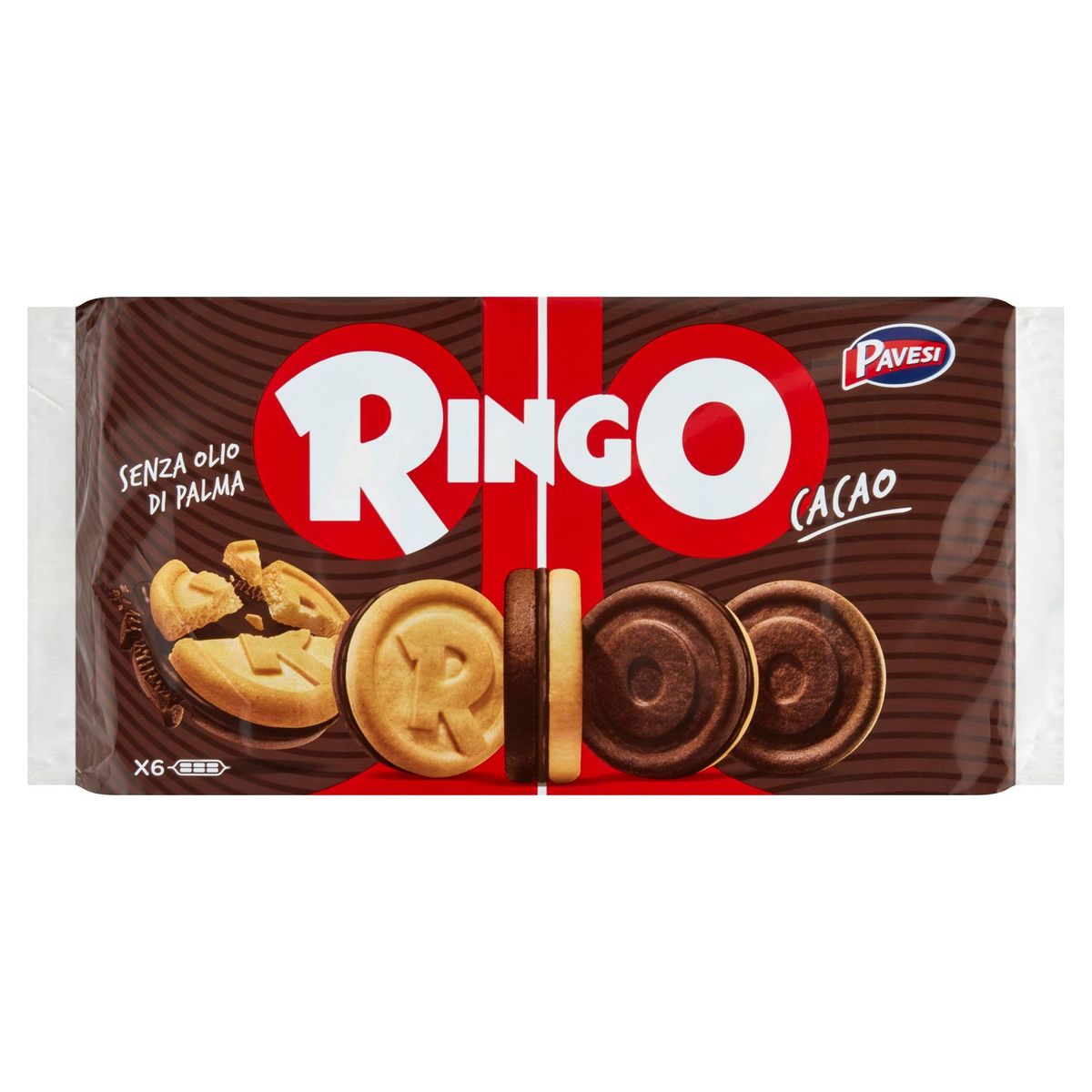 Pavesi Ringo Cacao 6 Pièces 330 g