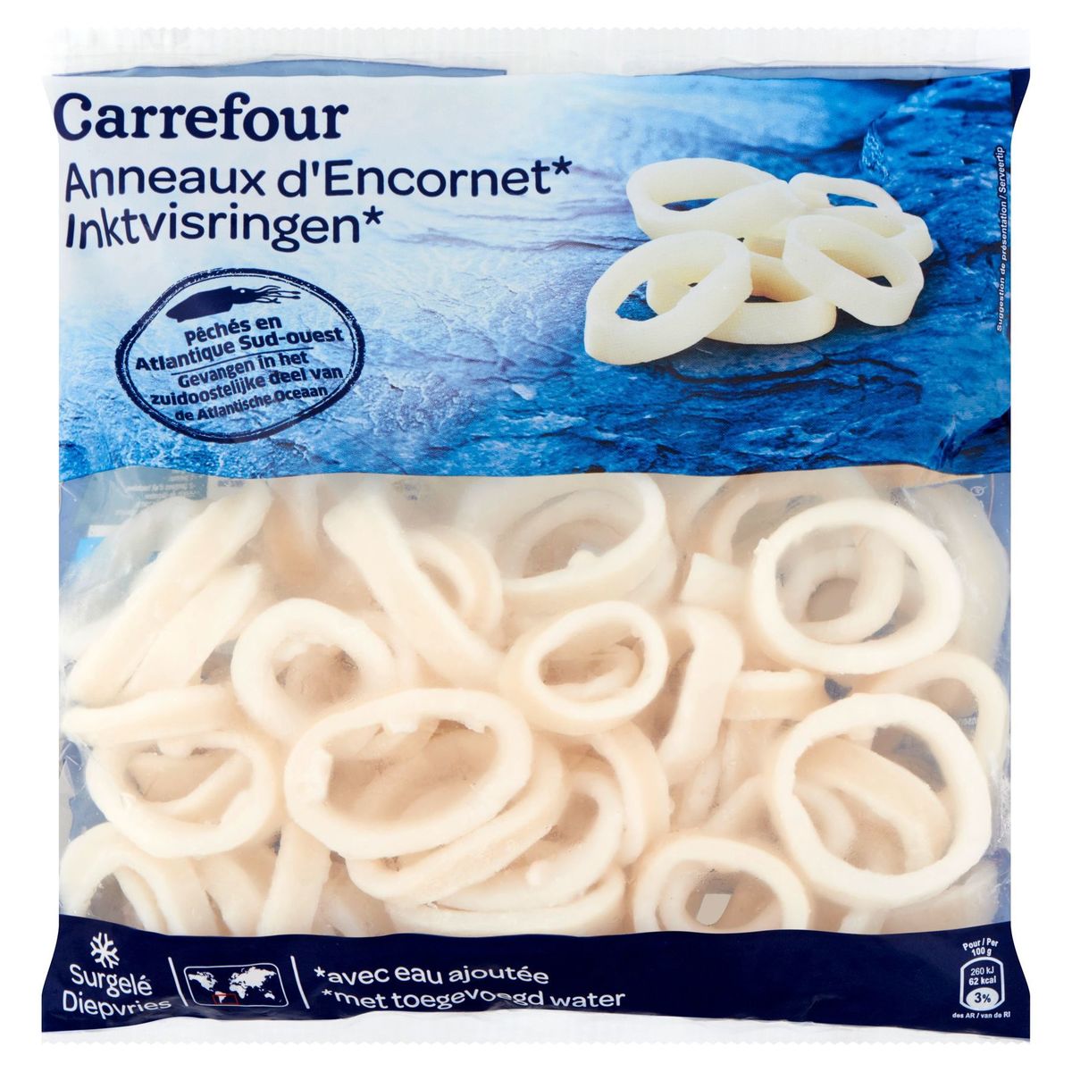 Carrefour Anneaux d'Encornet 500 g