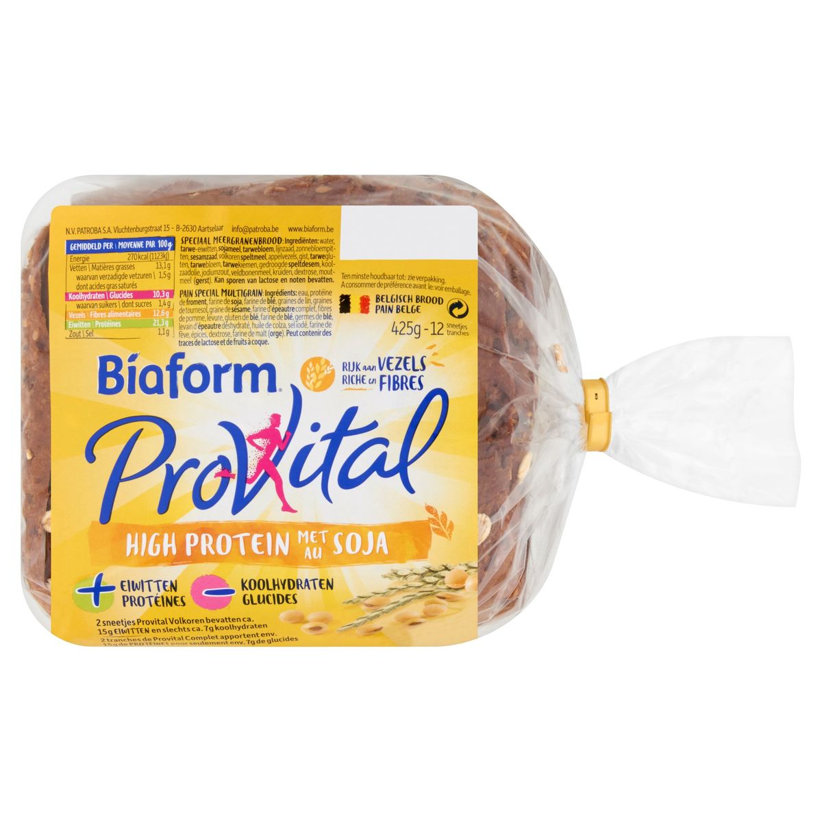 Biaform ProVital High Protein met Soja 12 Sneetjes 425 g