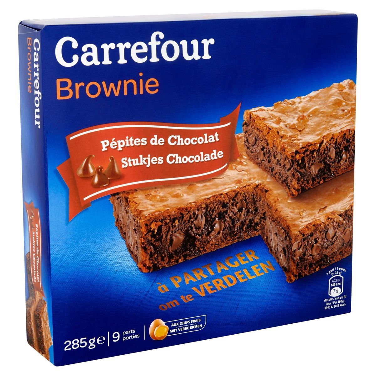 Carrefour Brownie Pépites de Chocolat 285 g
