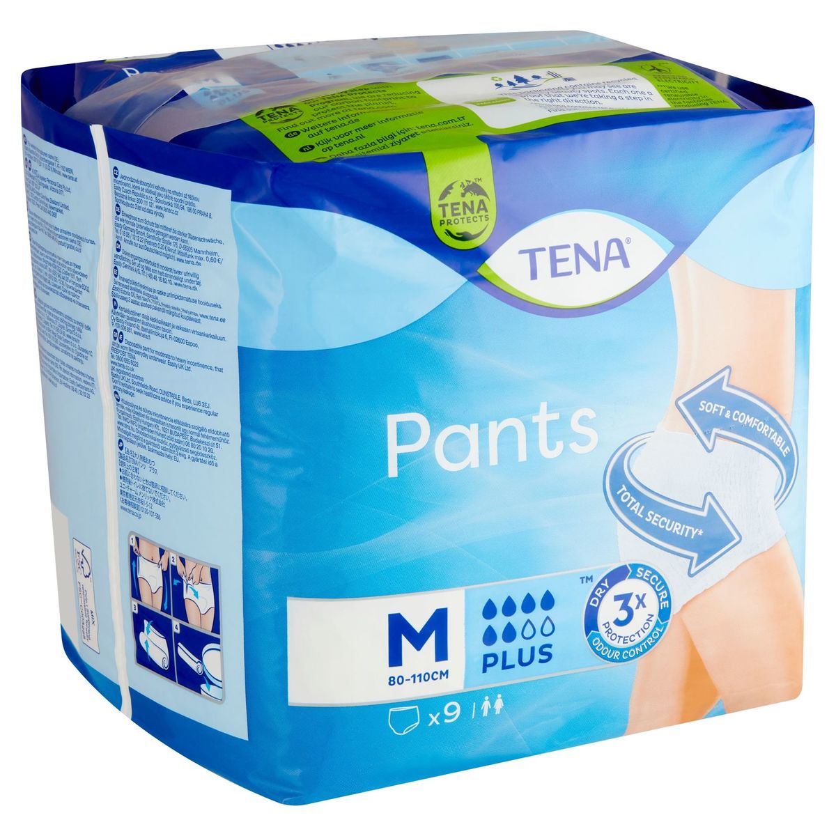 TENA Pants Plus Medium 9 Pièces