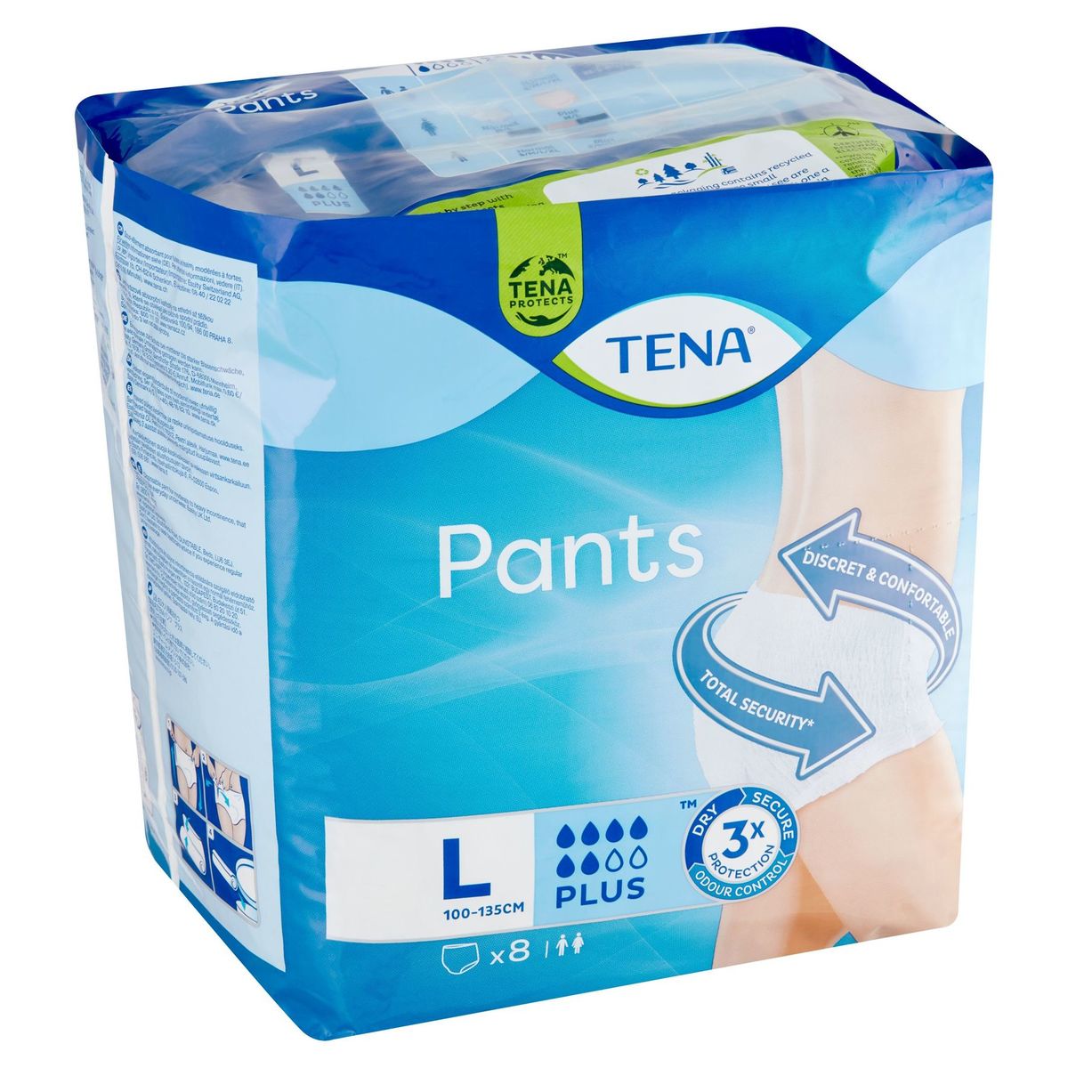 TENA Pants Plus Large 8 Pièces