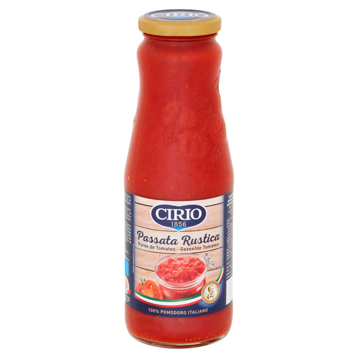 Cirio Passata Rustica Gezeefde Tomaten 680 g