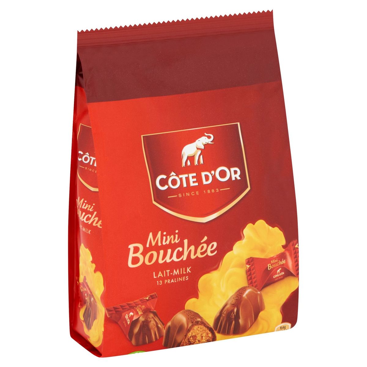 Côte d'Or Mini Bouchée Pralines Melk Chocolade 13 Stuks 122 g