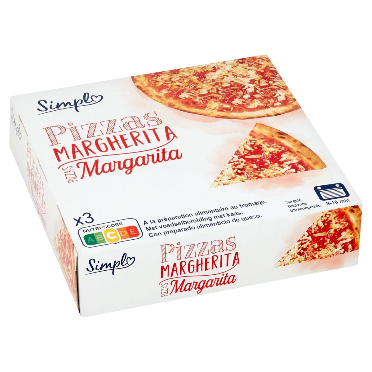 Simpl Pizzas Margherita 3 X 300 G Carrefour Site