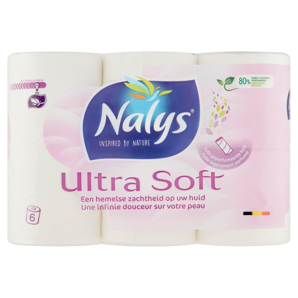 Nalys Ultra Soft Papier Toilette 2 Épaisseurs 6 Rouleaux