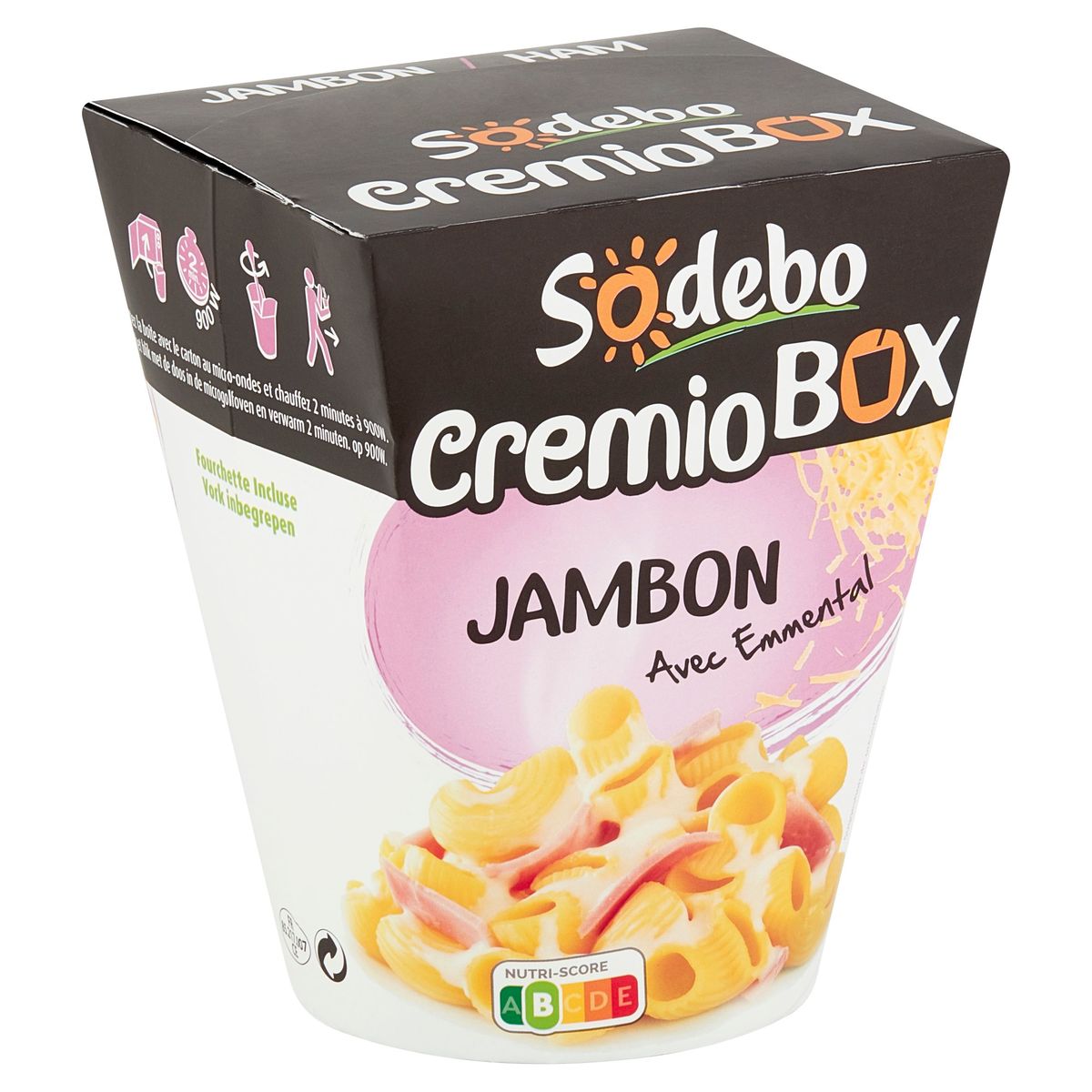 Sodebo CremioBox Jambon avec Emmental 280 g
