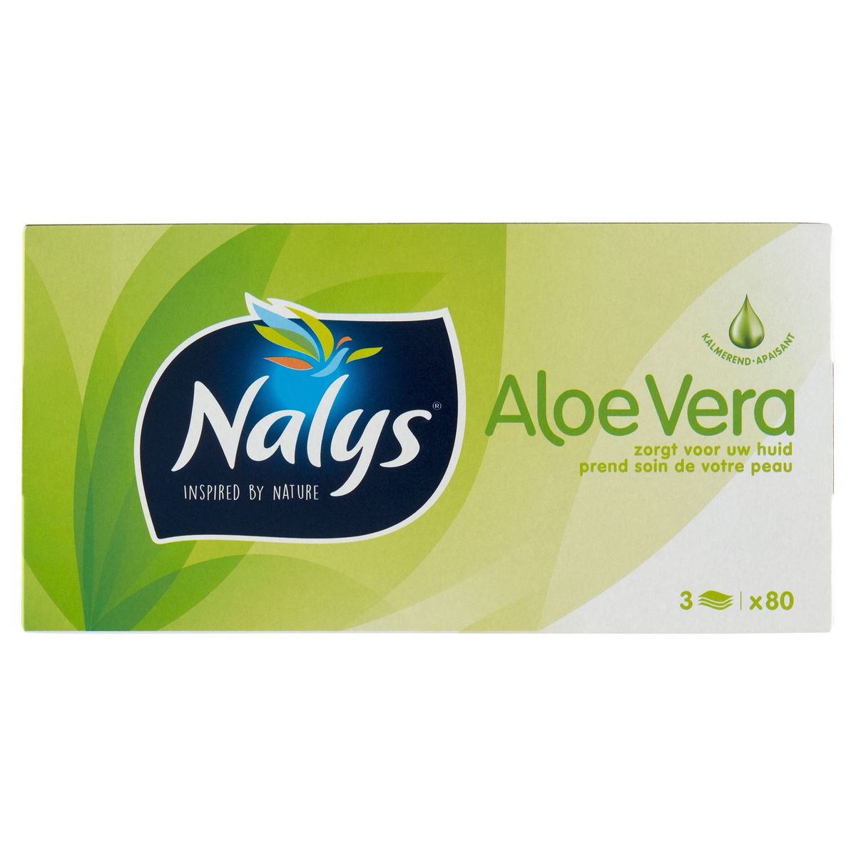 Nalys Aloe Vera 3 Épaisseurs 80 Pièces