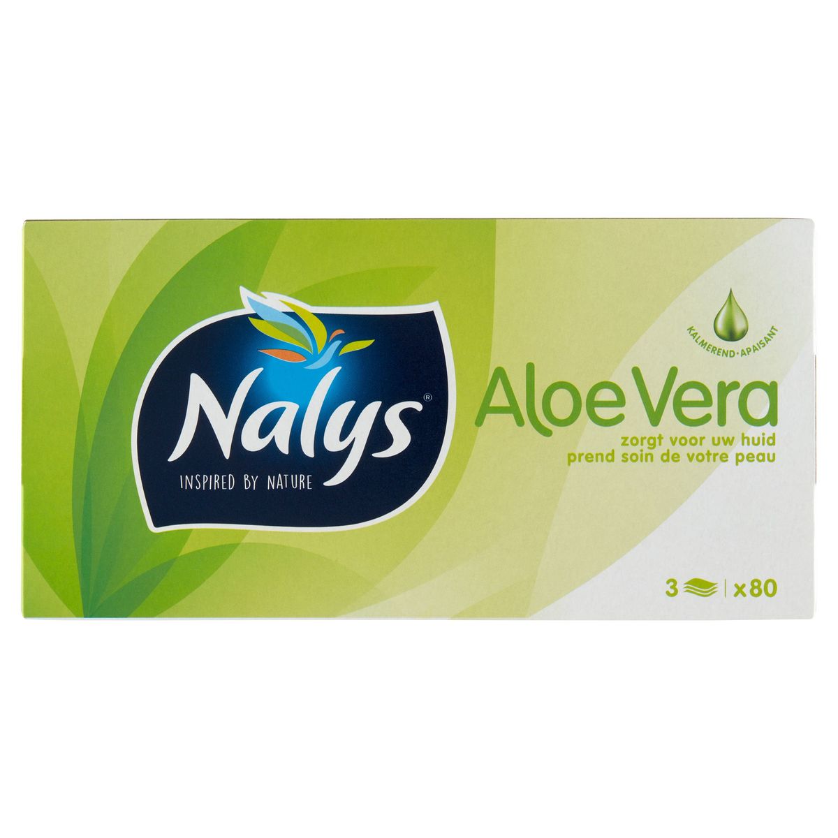 Nalys Aloe Vera 3 Épaisseurs 80 Pièces