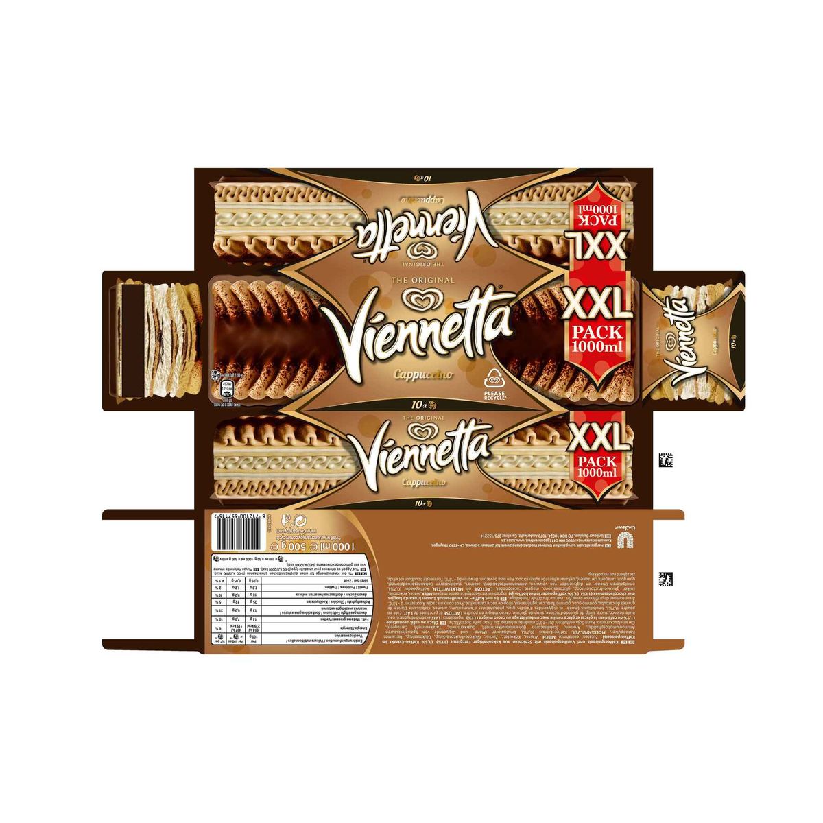 Viennetta Cappuccino XXL Pack 1000 ml