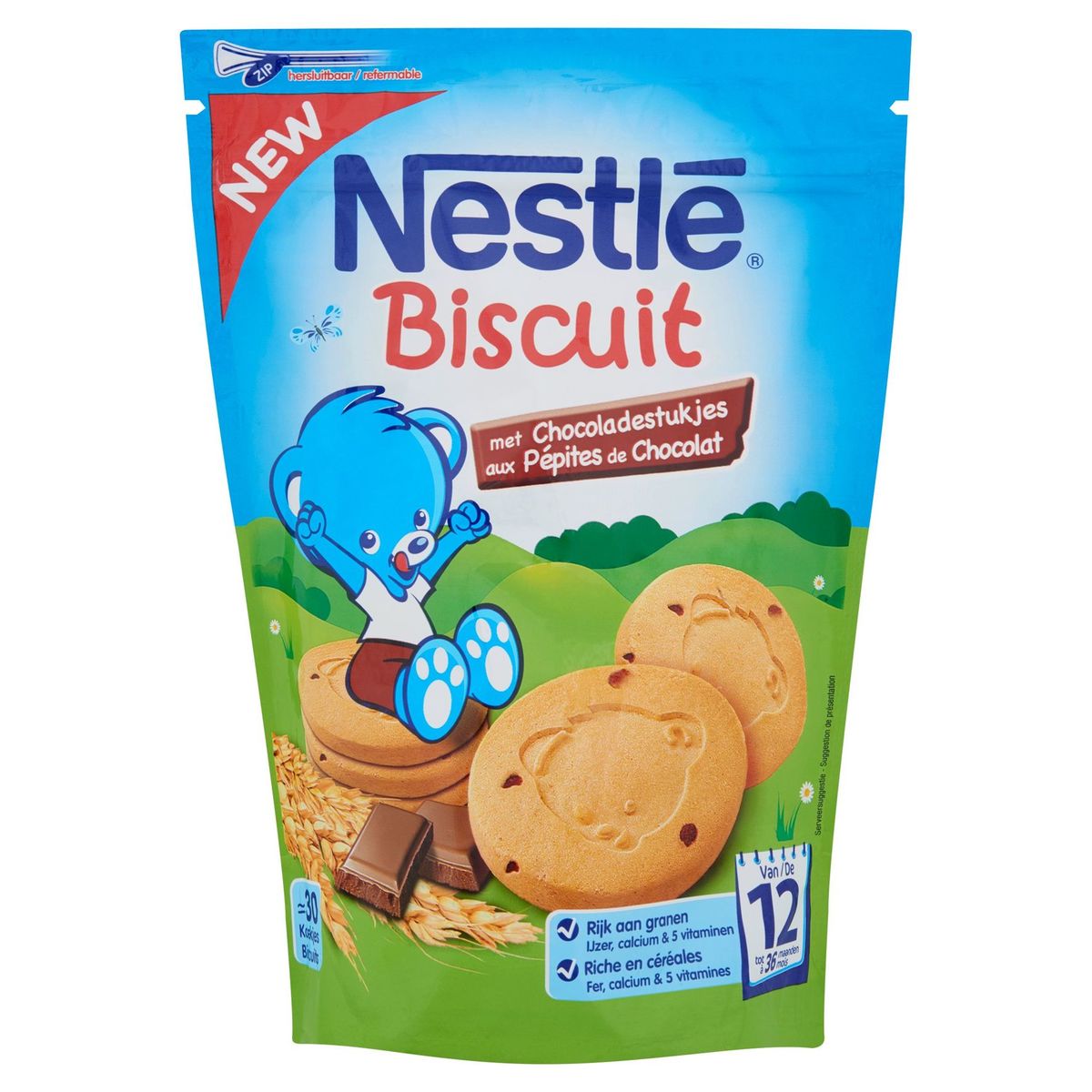 Nestlé Baby Biscuit Koekje met Chocoladestukjes vanaf 12 maanden 150g