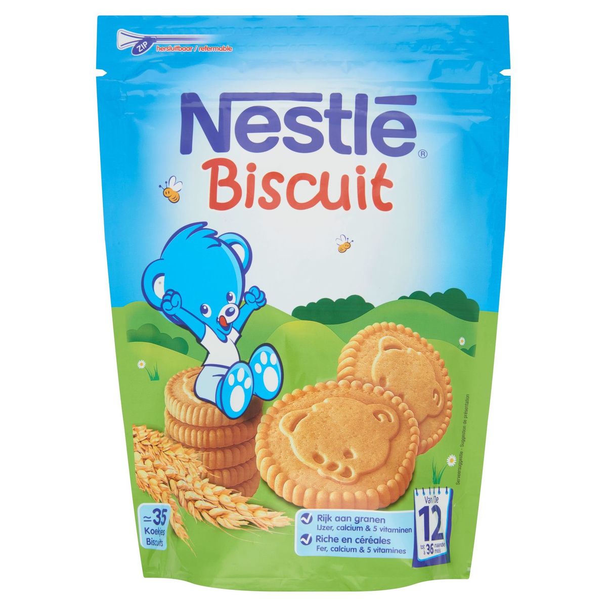 Nestlé Baby Biscuit Koekje Natuur vanaf 12 maanden 180g