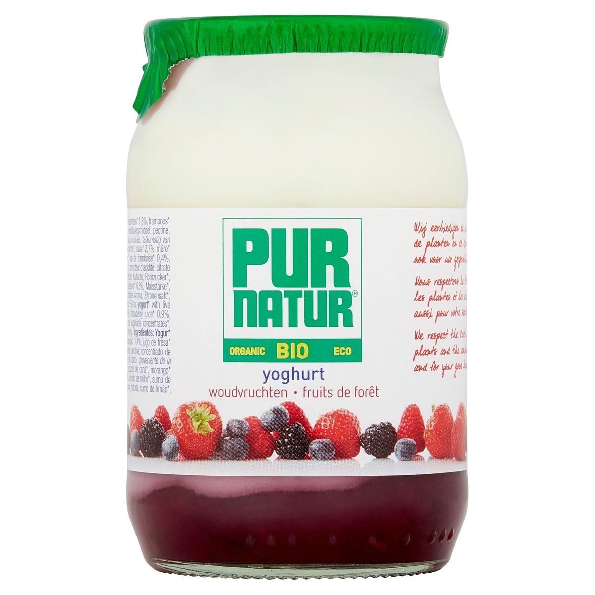 Pur Natur Bio Yoghurt Fruits de Forêt 150 g