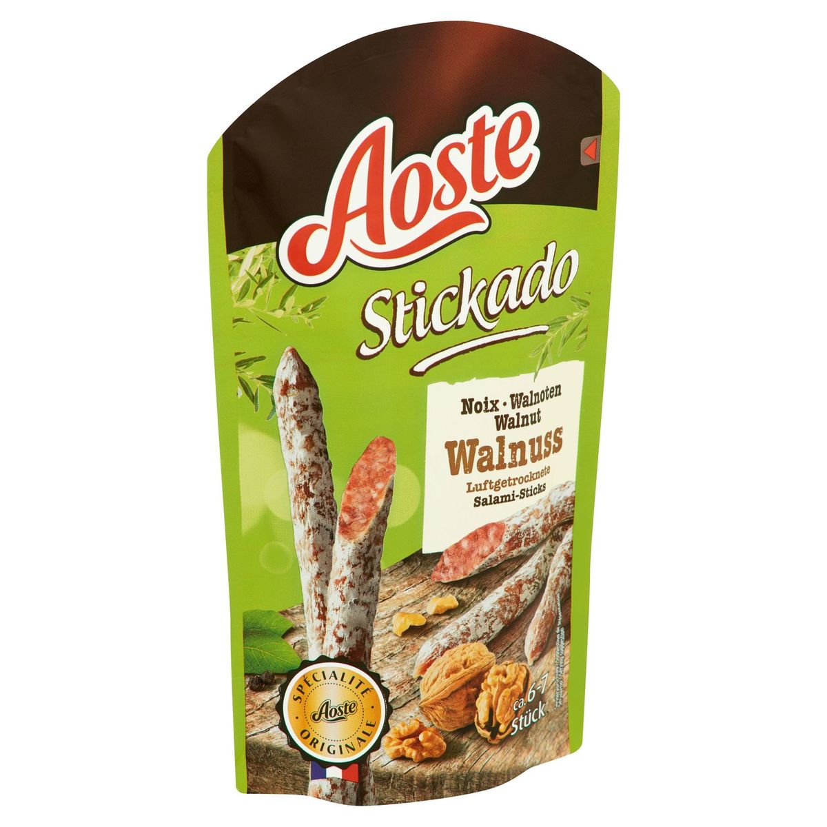 Aoste Stickado Walnoten Salami - Sticks 70 g