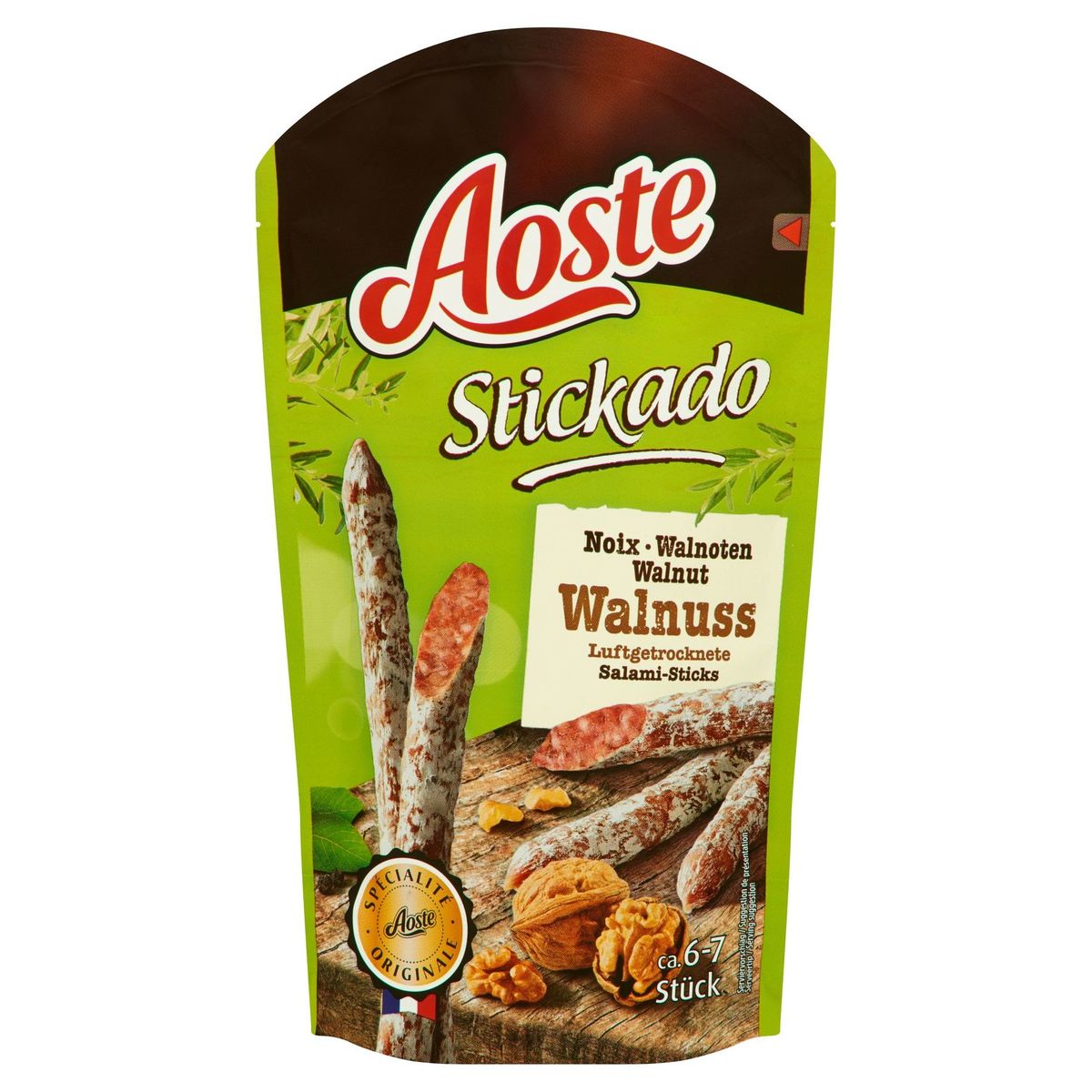 Aoste Stickado Noix Salami - Sticks 70 g