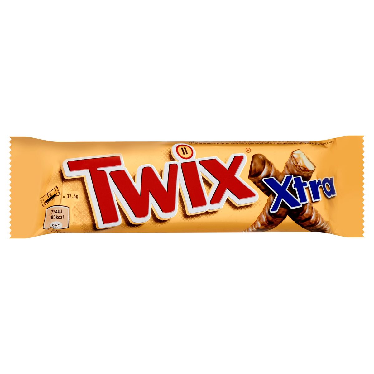 Twix Barres de Chocolat Xtra Chocolat  2 x 37.5 g