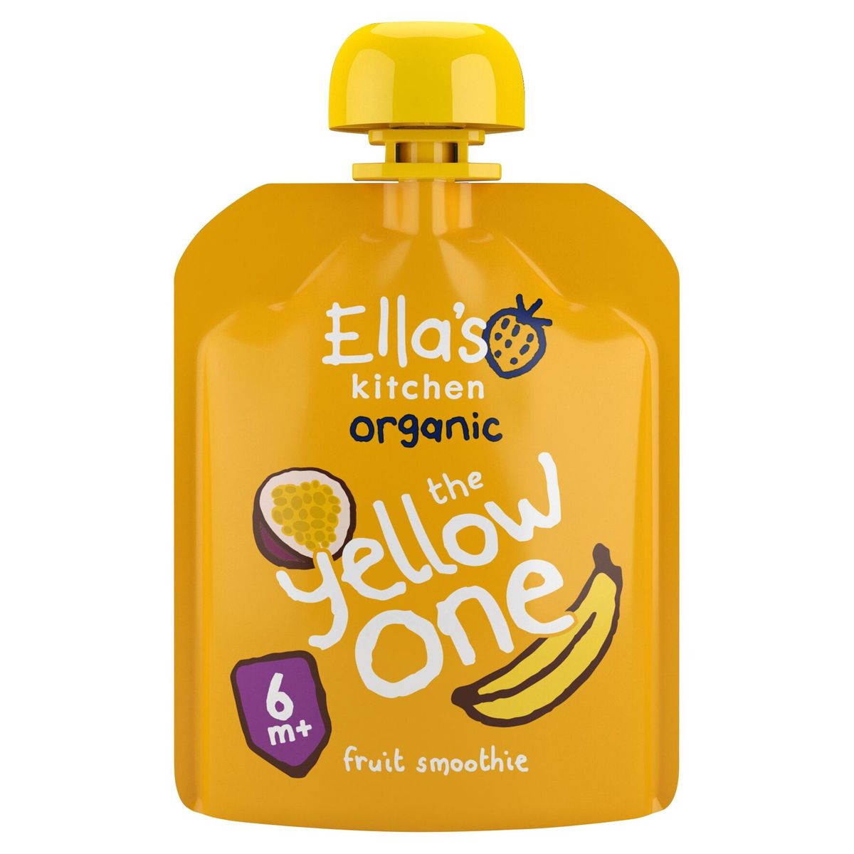 Ella's Kitchen Organic the Yellow One Fruit Smoothie 6M+ 90 g
