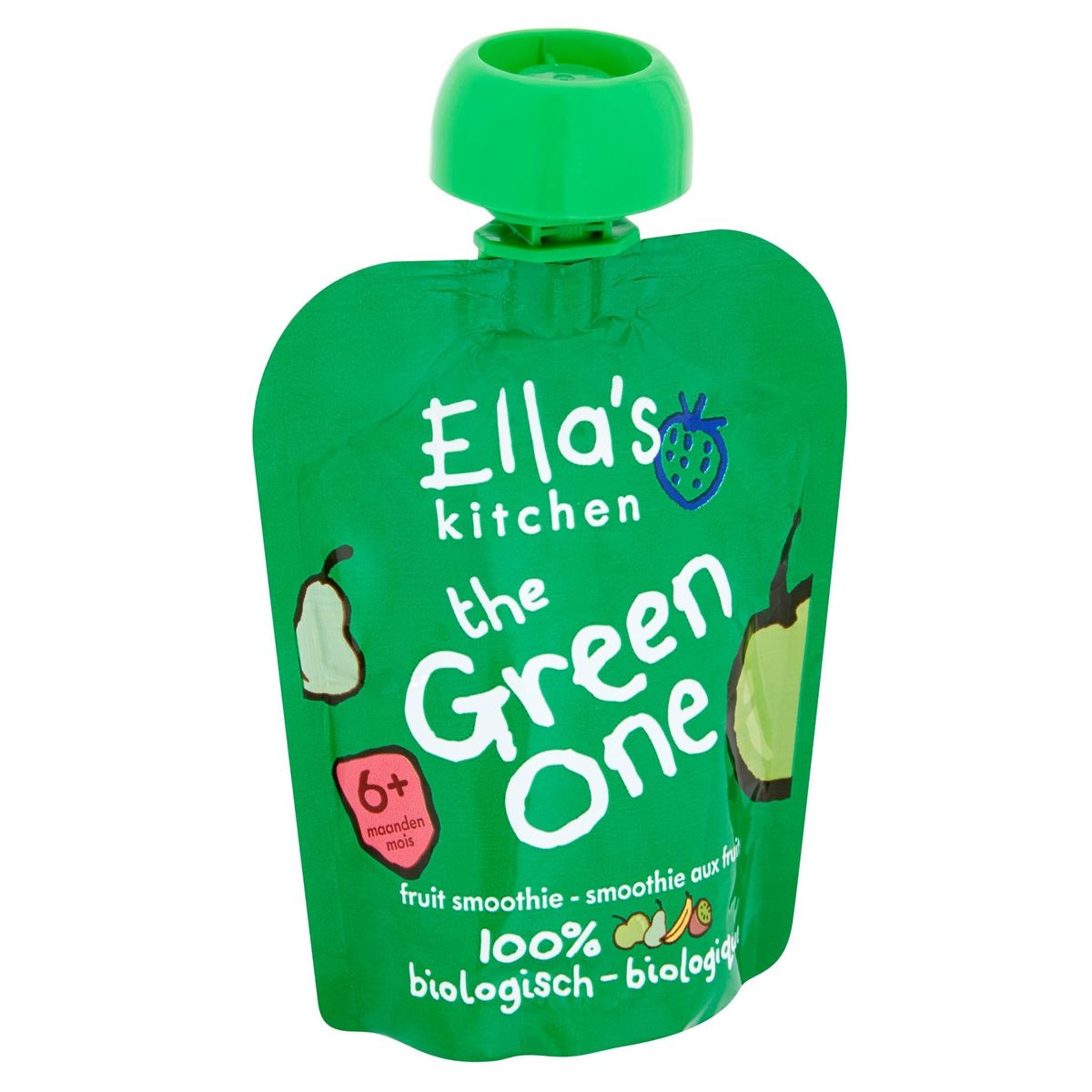 Ella's Kitchen The Green One Smoothie aux Fruits 6+ Mois 90 g
