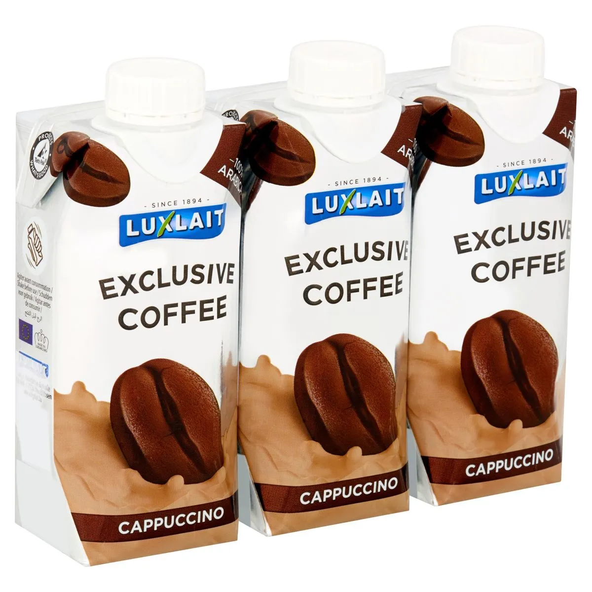 Exclusive Coffee Cappuccino 3 x 330 ml | Carrefour België