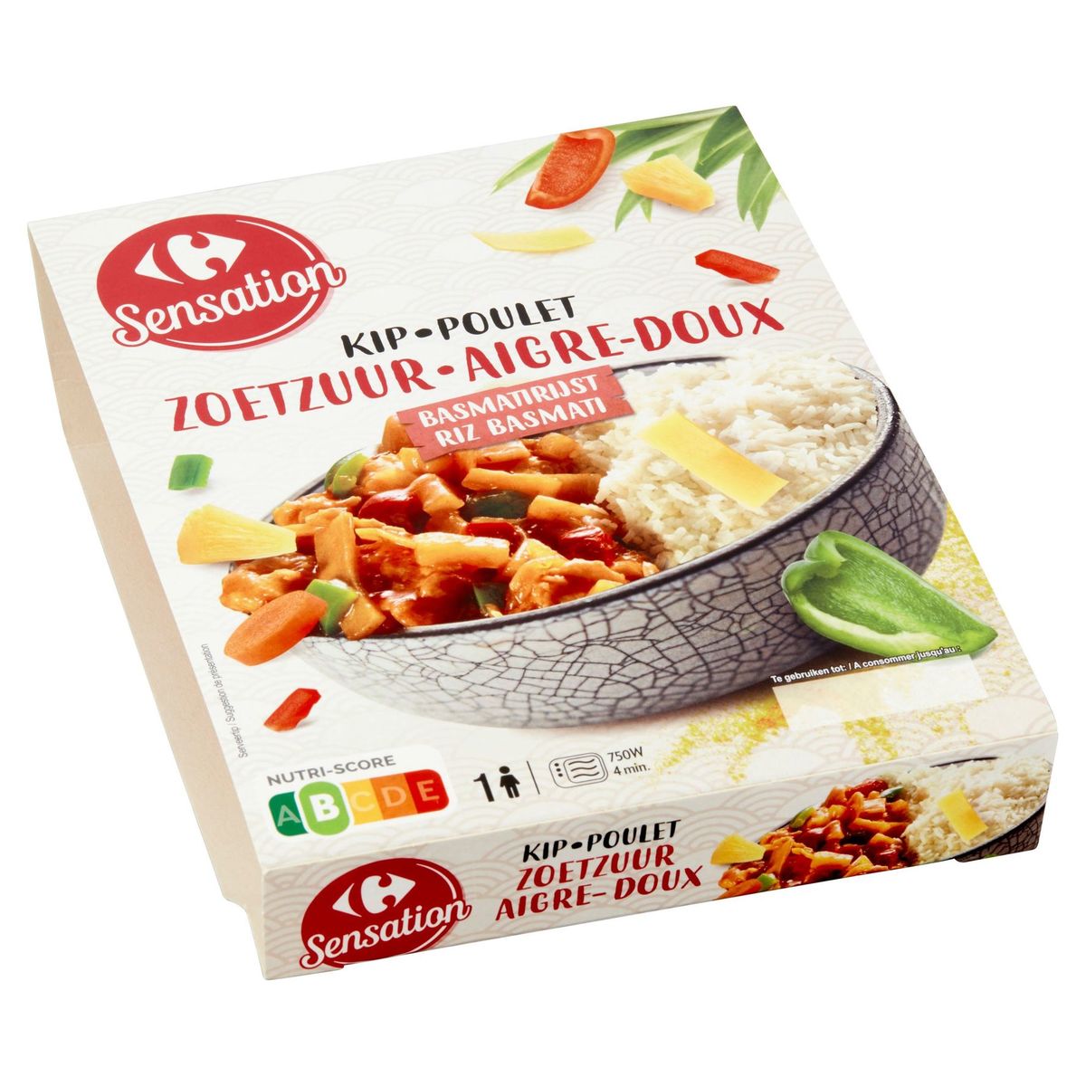 Carrefour Sensation Poulet Aigre-Doux Riz Basmati 400 g