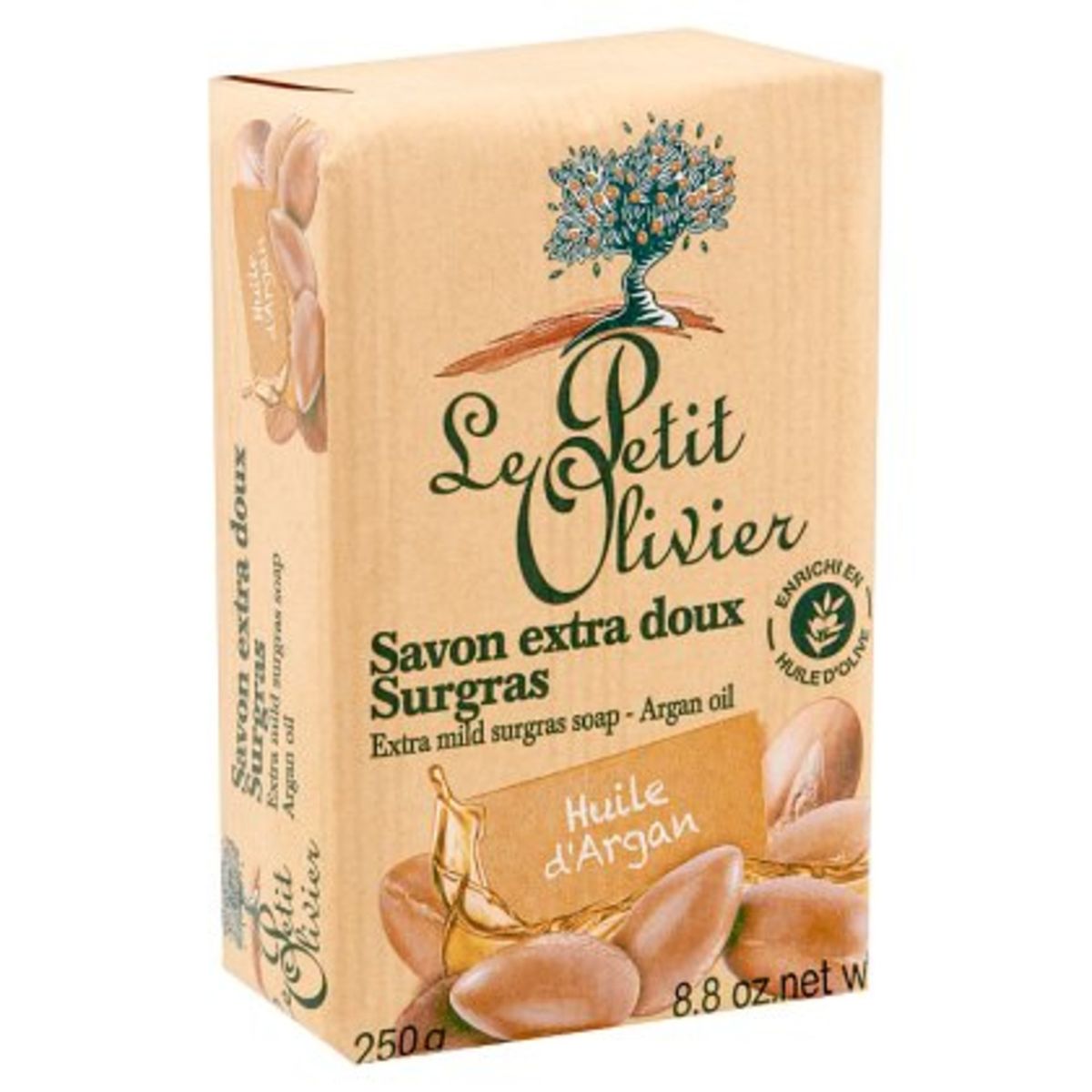 Le Petit Olivier Extra Mild Surgras Soap Argan Oil 250 g