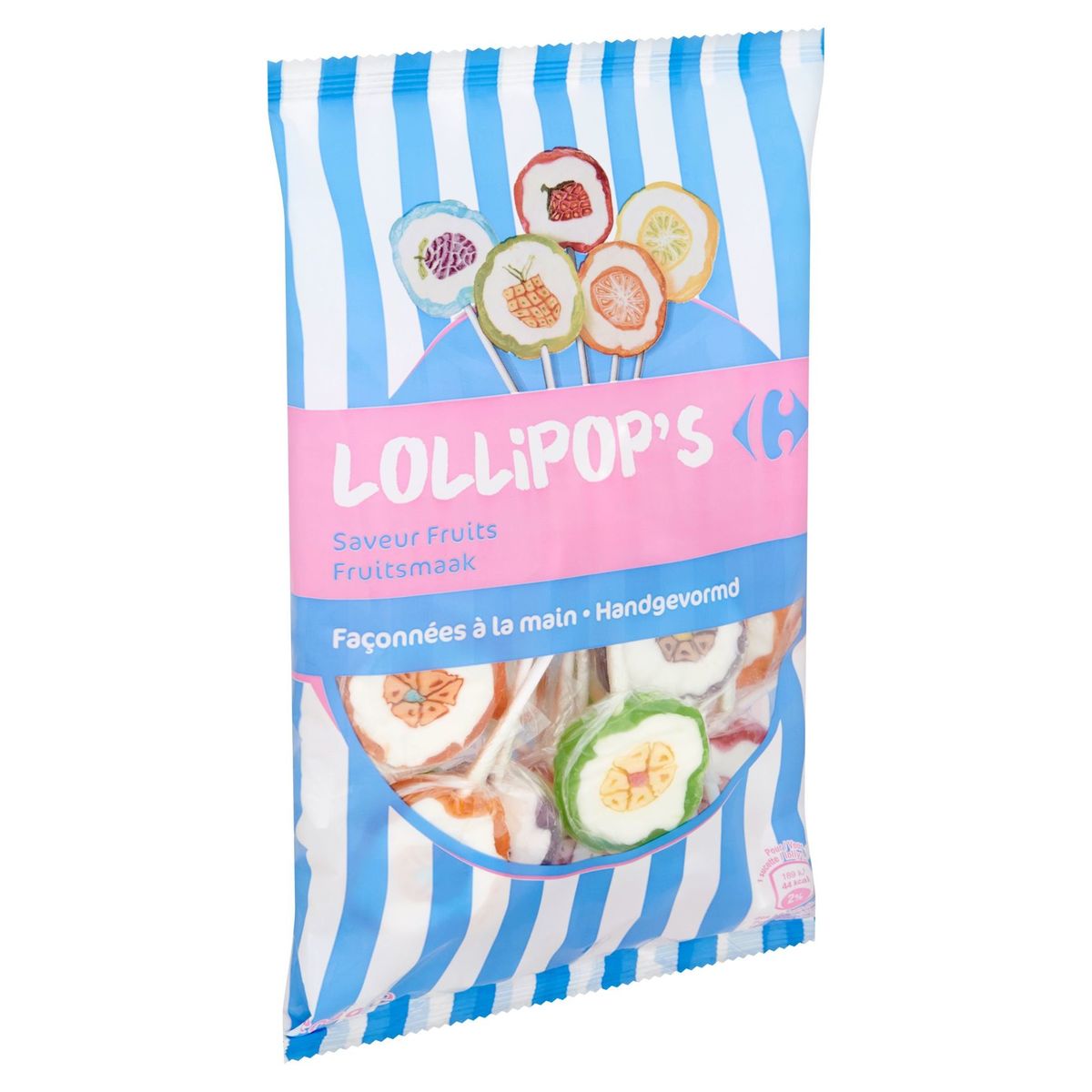Carrefour Lollipop's Saveur Fruits 200 g