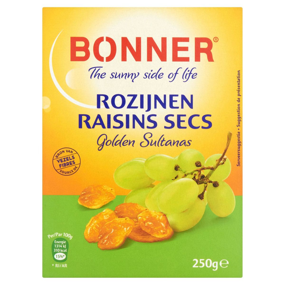 Bonner Rozijnen Golden Sultanas 250 g