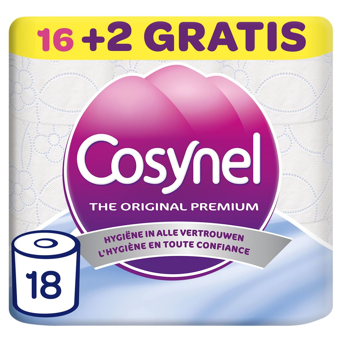 Cosynel The Original Premium Toiletpapier 3 Lagen 16+2 Gratis