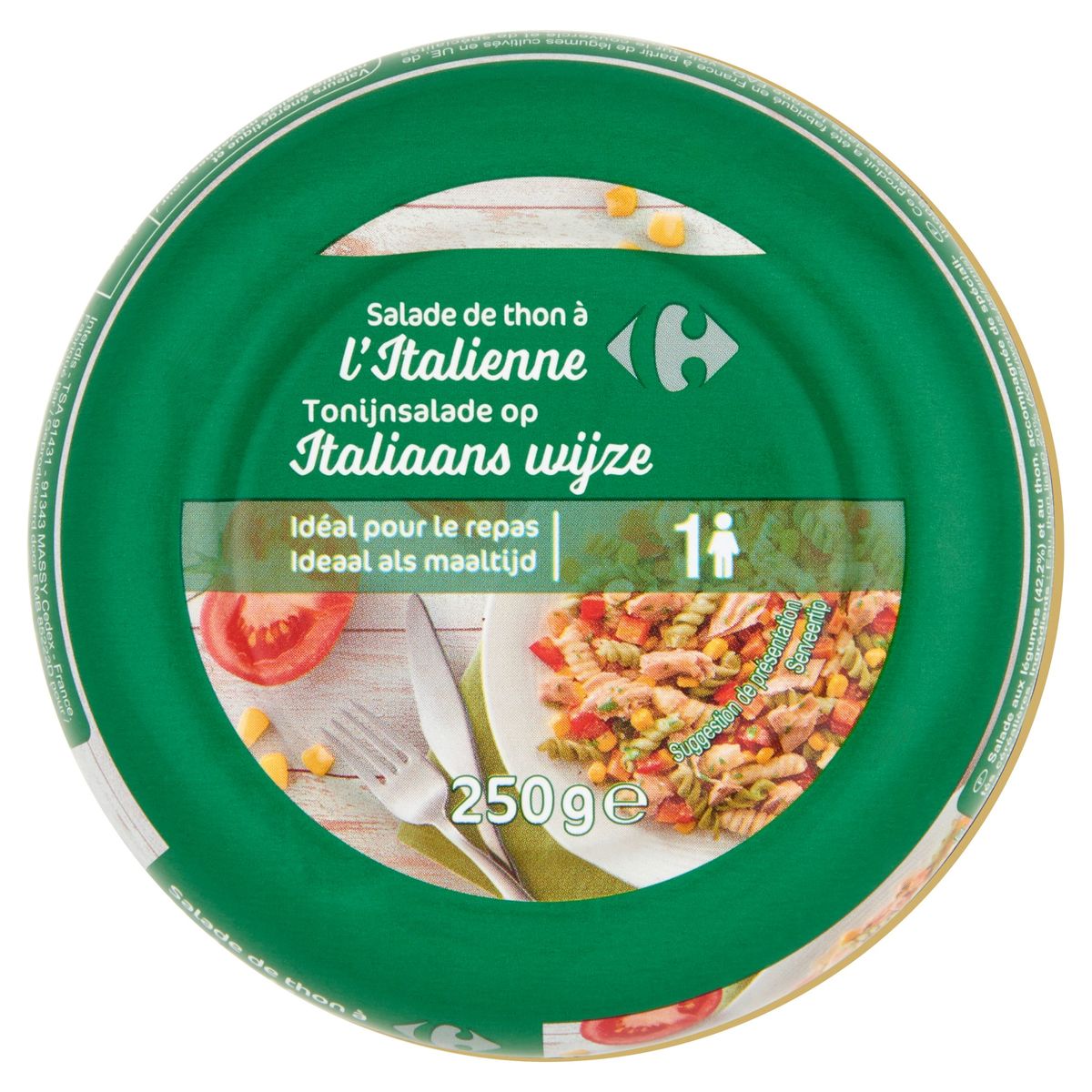 Carrefour Salade de Thon à l'Italienne 250 g