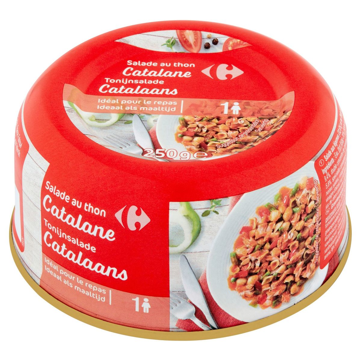 Carrefour Tonijnsalade Catalaans 250 g