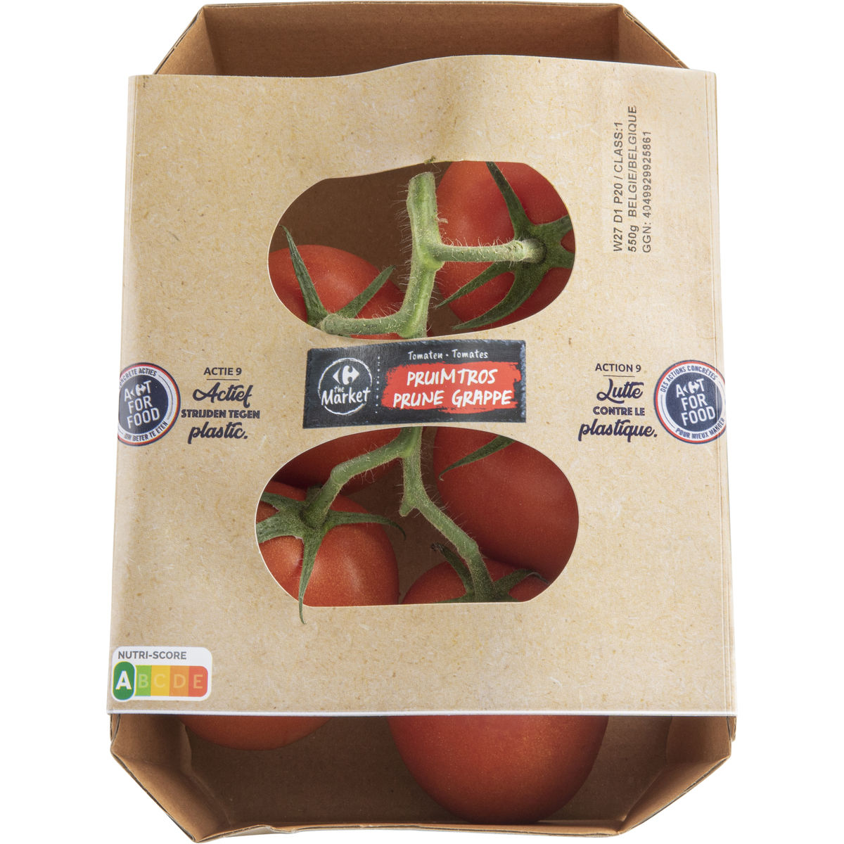 Carrefour Tomates Prunes en grappe 550g