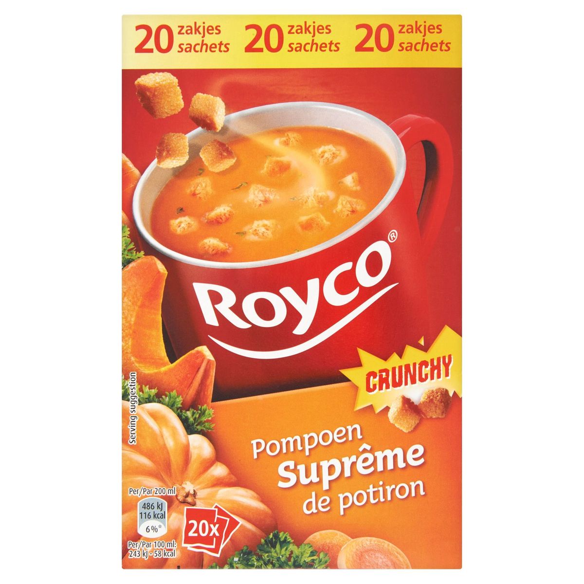 Royco Crunchy Suprême de Potiron 20 x 22.5 g