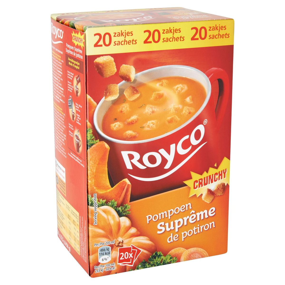 Royco Crunchy Suprême de Potiron 20 x 22.5 g