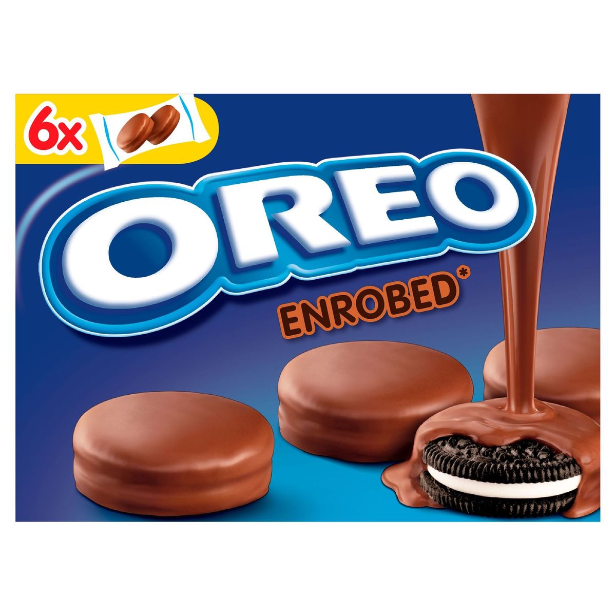 Oreo Biscuits Enrobé Avec Chocolat Au Lait  6 x 2 Pcs 246 g