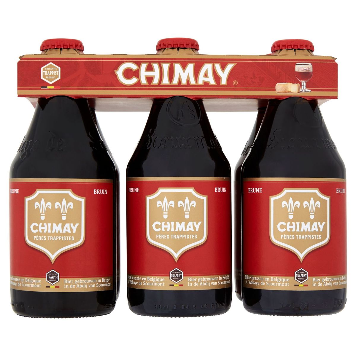 Chimay Bruin Flessen 6 x 0.33 L